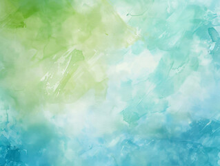 Obraz premium Bright Green and Blue Abstract Background, Generative AI Illustration