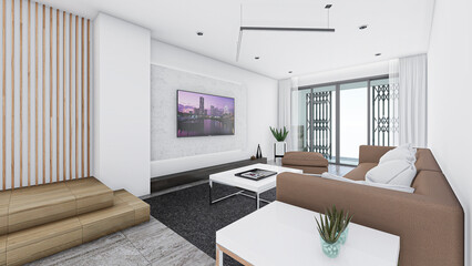interior town home