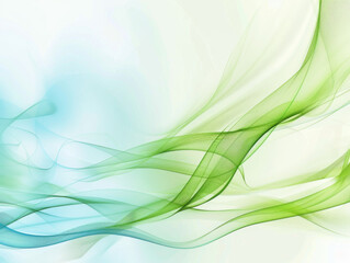 Obraz premium Bright Green and Blue Abstract Background, Generative AI Illustration
