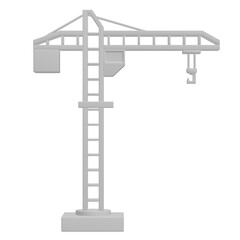 Construction crane tower. Building concept