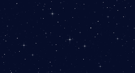 Starry sky background. Star space background