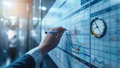 Project management scheduling presentation  key areas, tasks, milestones for progress