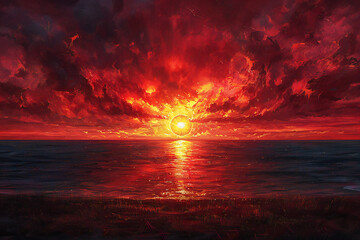 Stunning Red Sunset