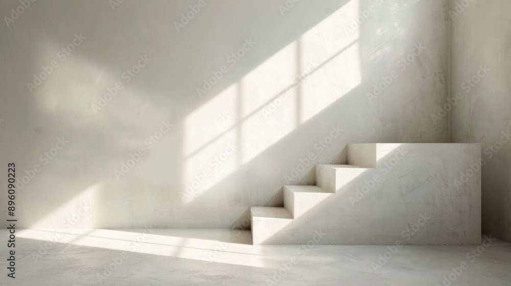 Poster a mesmerizing interplay of light and shadow, creating an optical illusion that draws the viewer in.