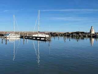 Obraz premium boats in the marina