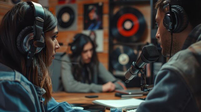 The Podcast Recording Session