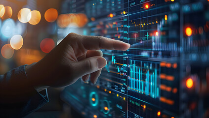 Hand Pointing at Financial Data for Small Cable Carriers in South Africa