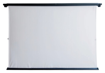 PNG  Blank projection screen on wall