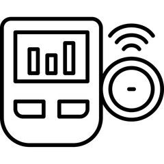 Continuous Glucose Monitor Icon