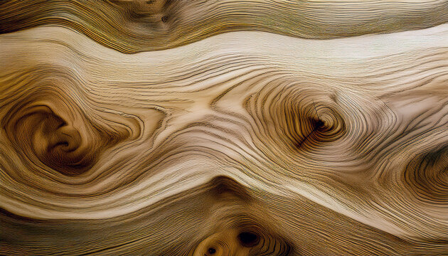 Flat lay surface texture of wood grain, wood pattern background with space to copy, panoramic view