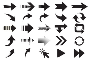 Mega set of arrow vector, icon. Arrows vector set. Arrow icon collection. Modern simple arrows. Vector illustration.	
