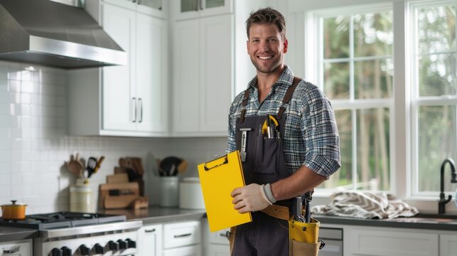 The Handyman in Modern Kitchen