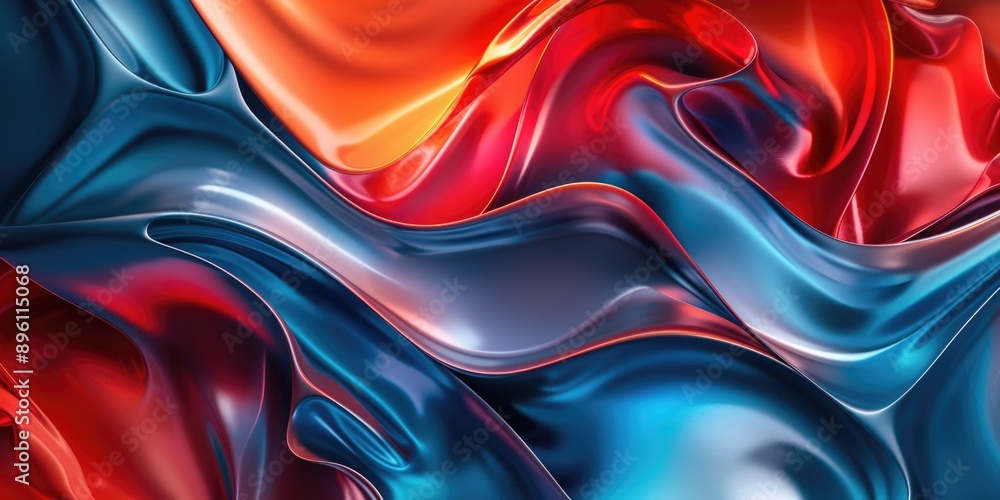 Aufkleber a vibrant and abstract colored background in focus