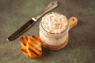 Homemade Pimento Cheese Spread Bruschetta