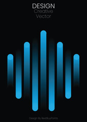 Luxury gala invitation card background vector. Golden elegant wavy gold line pattern on background