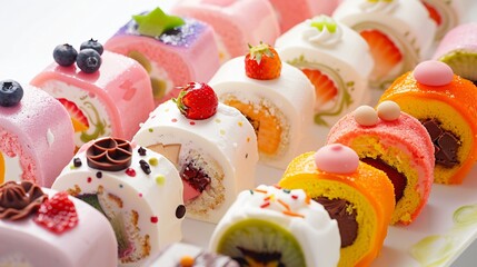 Obraz premium cake with fruits and berries