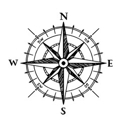 Compass Illustrations | Essential Navigational Tools and Their Artistic Representations