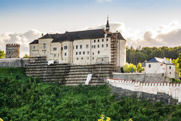 Cesky Sternberk, Czech republic - July 18, 2021.  Cesky Sterberk castle is of the mid-13th century,...