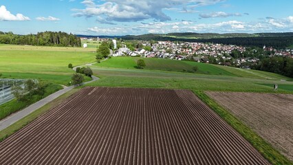 Obraz premium Acker bei Altensteig