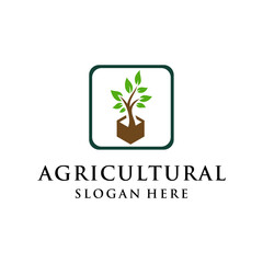 simple agricultural design concept