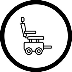 Automatic Wheelchair Icon Design