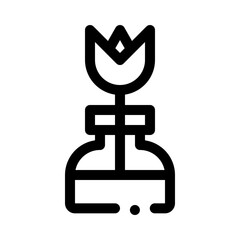vase line icon