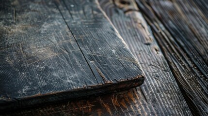 A wooden piece sits atop a table, perfect for decorative purposes or as a conversation starter