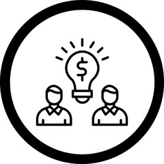 Business Idea Icon Design