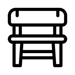 chair line icon