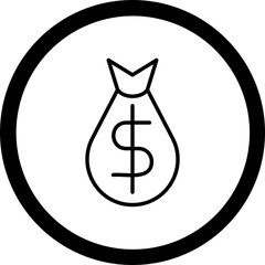 Money Bag Icon Design