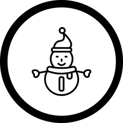 Snowman Icon Design