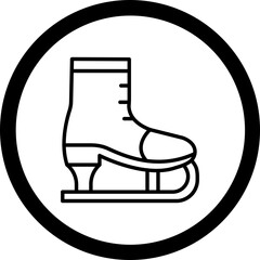 Skate Shoes Icon Design