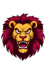 Fototapeta premium lion illustration