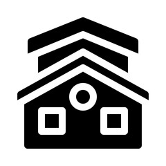 building glyph icon