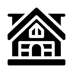 house glyph icon