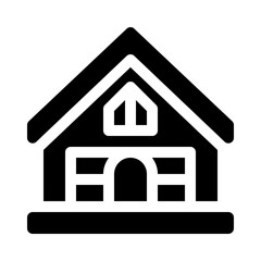 house glyph icon