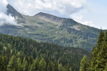 Beautifoul montains in Trentino at Passo Rolle