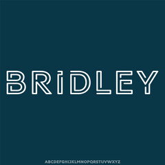 the luxury alphabet font vector typeface