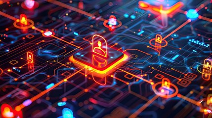 Social Engineering Defense Concept Illustration