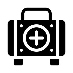 first aid kit glyph icon