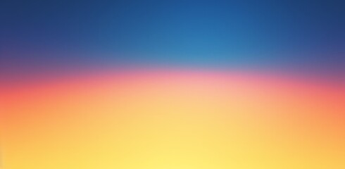 Soft Gradient Background in Blue, Orange, and Yellow with a Blurred Center Transitioning from Navy to Sky-Blue and Warm Amber