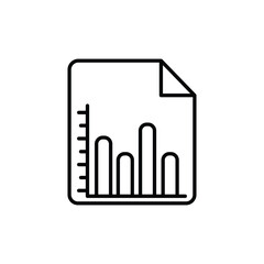  Histogram adjustments icon design with white background stock illustration