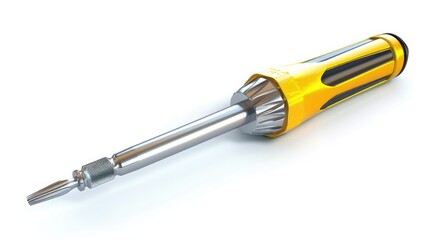 Fototapeta premium screwdriver isolated on white