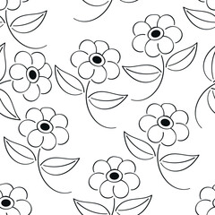 Seamless winter floral pattern with branches and berries. Pastel palette white background.