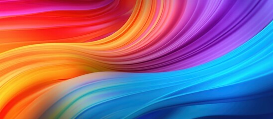 Naklejka premium Colorful Swirl Gradient. Water Multicolor Gradient Background