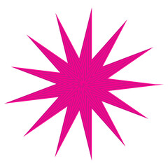 An abstract psychedelic spiral swirl shape design element.