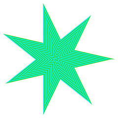 An abstract psychedelic spiral swirl shape design element.