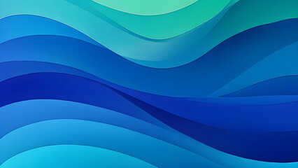 Teal Abstract background of Teal color oil painting, Decorative artwork, Abstract decoration for Teal Abstract background. A mesmerizing blend of white and Green, Ebru style background. Generative AI