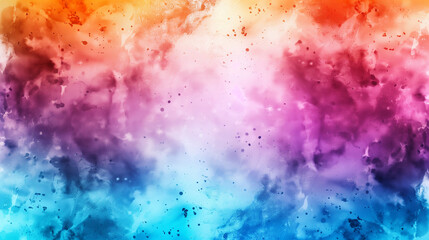 Fototapeta premium steam of colors; colorful clouds on bright sky; coft, delicate cascades of rainbow color;
