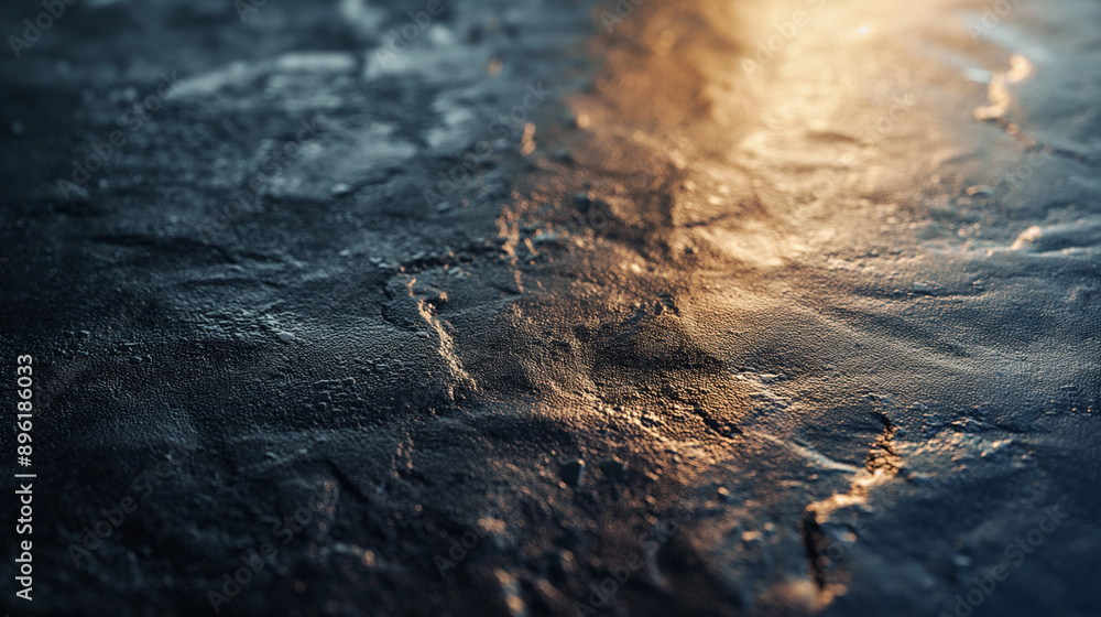 Poster a subtle play of light on a textured surface.